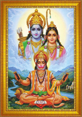 VJ ENTERPRISES HANUMUN JI Religious Frame