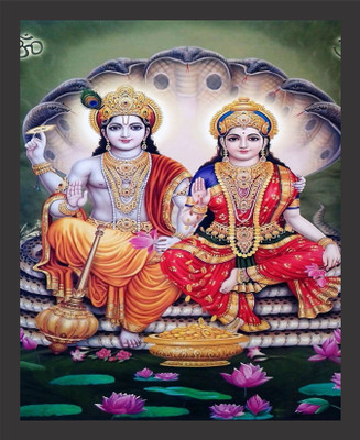 Rayno craft Laxmi Narayan Ji Religious Frame