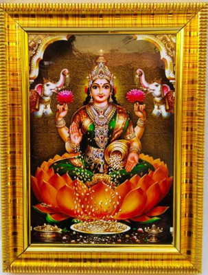 Raghawan Mahalaxmi | Aishwarya Lakshmi | Dhana Lakshmi | Size (6 x 8 inch) Religious Frame
