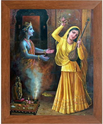 HitechMart Meera Bai Devotee of Krishna Photo Frame Religious Frame