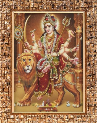 Strotam Goddess Durga Religious Frame