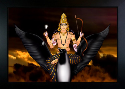 RV SALES Shani Dev Photo Frame Religious Frame