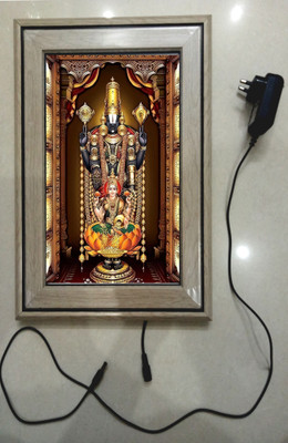 ANSHUL INTERNET LAXMI WITH TIRUPATI BALA JI Religious Frame