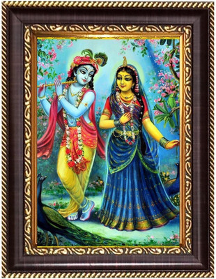 HitechMart Sri Radha And Sri Krishna Religious Frame