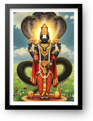 ArtRecall vishnu bhagwan photo frame Religious Frame