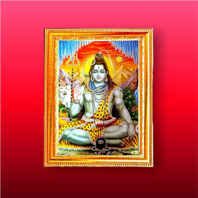 SUNINOW shiv ji Religious Frame