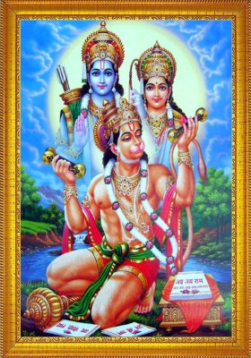 jog craft hanuman ji photo, bajrangbali photo, balaji photo frame, pawan putra photo Religious Frame