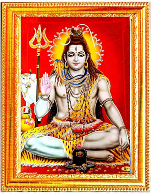 SUNINOW shiv ji Religious Frame