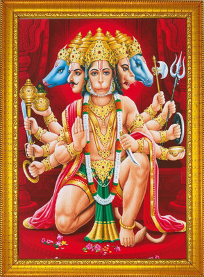 FRIZZY ARTS Hanuman ji Religious Frame