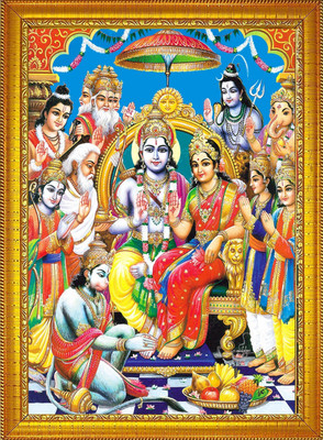 Diyansh Enterprises RAM DARBAR Religious Frame