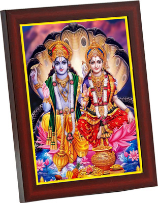 Zig Zag Lord Lakshmi Narayan Religious Frame