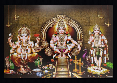 VJ ENTERPRISES Ayappa swamy Religious Frame