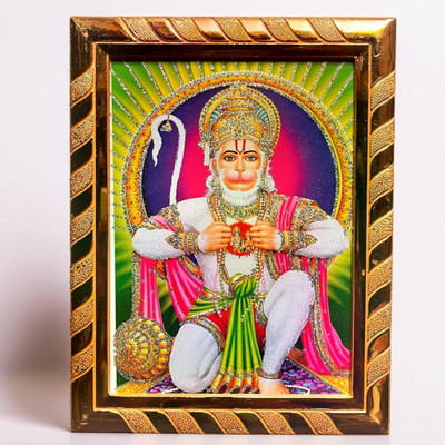 Rhaa hanuman ji photo, bajrangbali photo, balaji photo frame Religious Frame