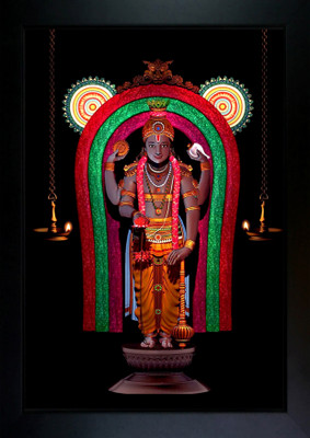 CrowdHall Guruvayurappan Photo Frame ( 10x13.5IN ) Religious Frame