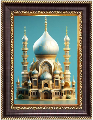 HitechMart Sri KrishnaPhotoframe 12.7x14.7 inches - Religious Desk And Wall Art Religious Frame