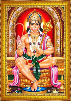 taani creations Hanuman Religious Frame