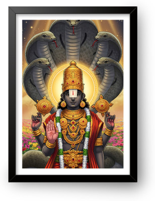 ArtRecall vishnu bhagwan photo frame Religious Frame