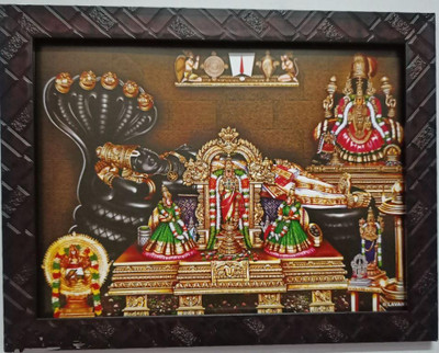 VGS MARKETINGS Sri Ranga Nathar Srirangam Sayanam Ranganathar Vaikunta perumal Religious Frame
