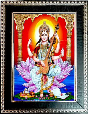 SUNINOW Saraswati maa Religious Frame