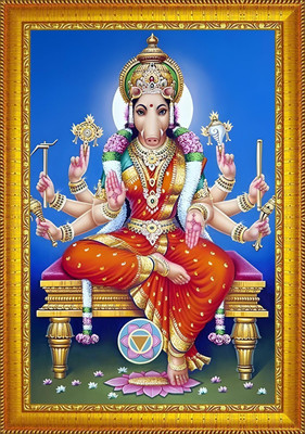 VJ ENTERPRISES Varahi Amman Devi Religious Frame