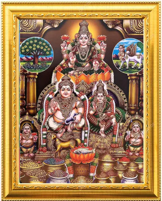 SAI BALAJI ACRALICS Kubera lakshmi photo frame Religious Frame