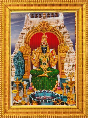 FRAMTASTIC Sri Kanchi Kamakshi/Kamatchi Amman Photo Frame Religious Frame