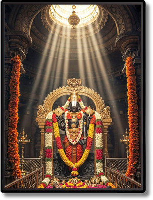 HitechMart Tirupati Balaji Laminated Photo Religious Frame