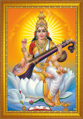 taani creations Saraswati Mata Religious Frame