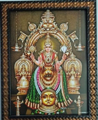 VGS MARKETINGS Kollur Goddess Sri Mookambika Religious Frame