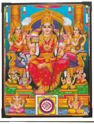 FRAMTASTIC LALITHA DEVI Photo in Wooden Frame Religious Frame