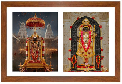 HitechMart Lord balaji and lord ayodhya rama Photo Frame Religious Frame