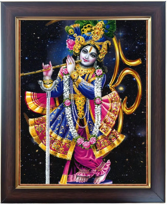 Hitech Hitech Sales Lord Krishna Photo Frame for Pooja Room Religious Frame