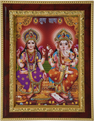 Strotam Lord Ganesh Lakshmi Religious Frame