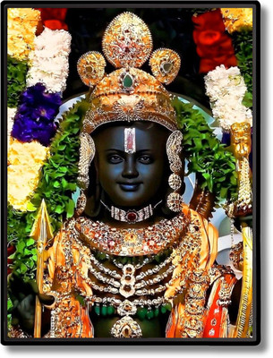 HitechMart Ram Lalla Laminated Photo Religious Frame