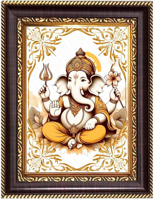 HitechMart Sri Anukul Chandra Thakur Photoframe 8.7x10.7 inches Religious Frame
