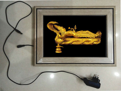anshul internet point , GOLDEN VISHNU JI , LED Religious Frame