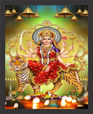 Darsh Craft Durga Mata Religious Frame