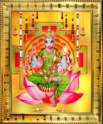 Maharajas Varahi Amman Hindu God Digital Printed 7X5 inch Photo Frame Religious Frame