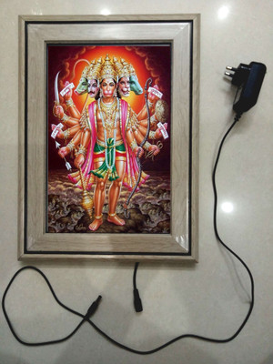 anshul internet point , PANCHMUKHI HANUMAN , LED Religious Frame