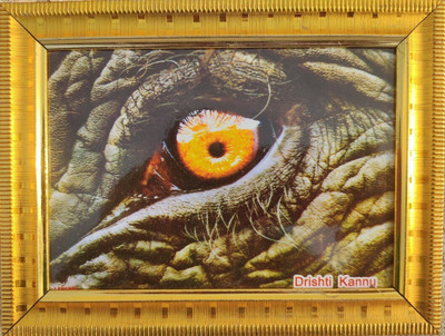 VJ ENTERPRISES Kannu Vinayaka for dishti Religious Frame