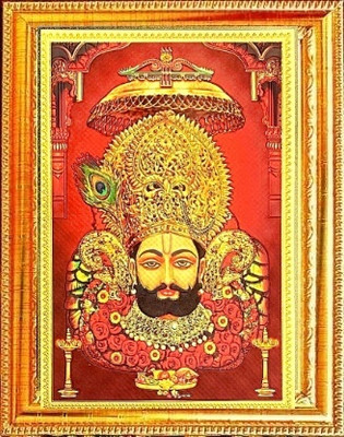 SUNINOW Khatu Shyam Baba Photo Frame Religious Frame