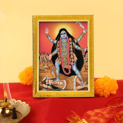 Art Street Goddess Devi Kali Maa Religious Frame