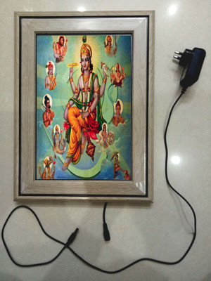 ANSHUL INTERNET , VISHNU JI , LED Religious Frame