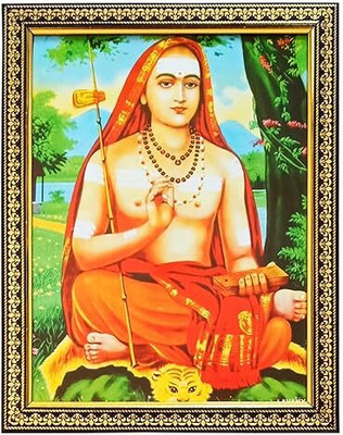 POOJA GHAR Adi Shankaracharya Religious Frame