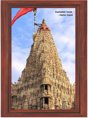 HitechMart Dwarkadhish Temple Photo Religious Frame
