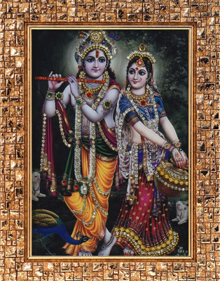 Strotam Lord Radha Krishna Religious Frame