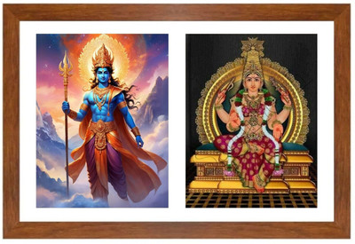 HitechMart Indra and Shachi Photo Frame Religious Frame