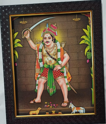 VGS MARKETINGS Maduraiveeran Madurai Veeran Religious Frame