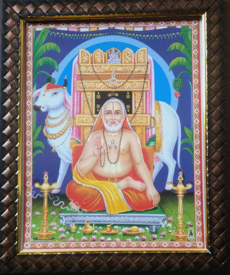 VJ ENTERPRISES LORD RAGHVENDRASWAMY PHOTO FRAME Religious Frame