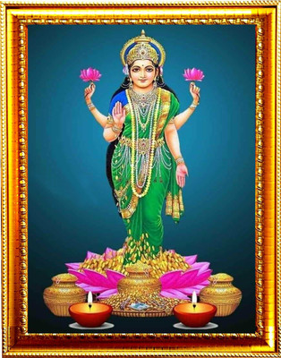 shivang craft Laxmi Ji Religious Frame